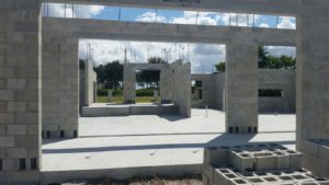 Concrete slab pumping