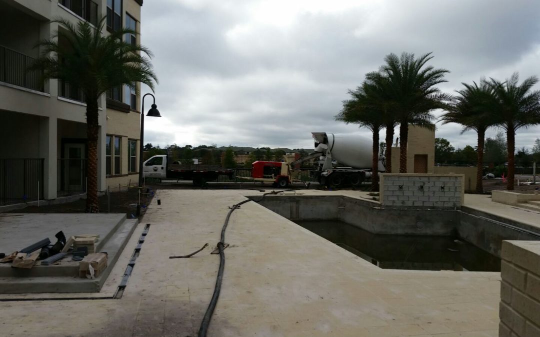 Grout pumping Services | slab in Apartment complex
